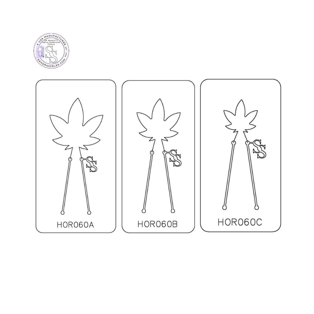 PANCAKE DIE HOR060 CANNABIS LEAF SMOOTH